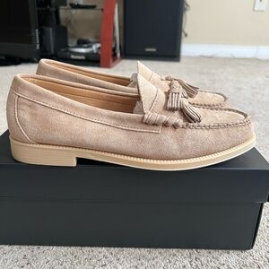 G.H. Bass Tan Suede Loafers